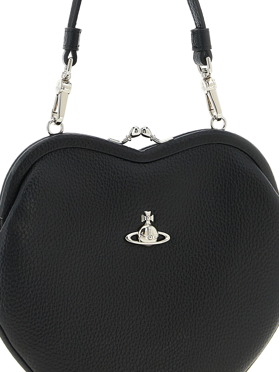 Vivienne Westwood Belle Heart Frame Borse a Mano - Nero | f4b829d2c5412778a4cd1e489871ca0fdf2a4b14
