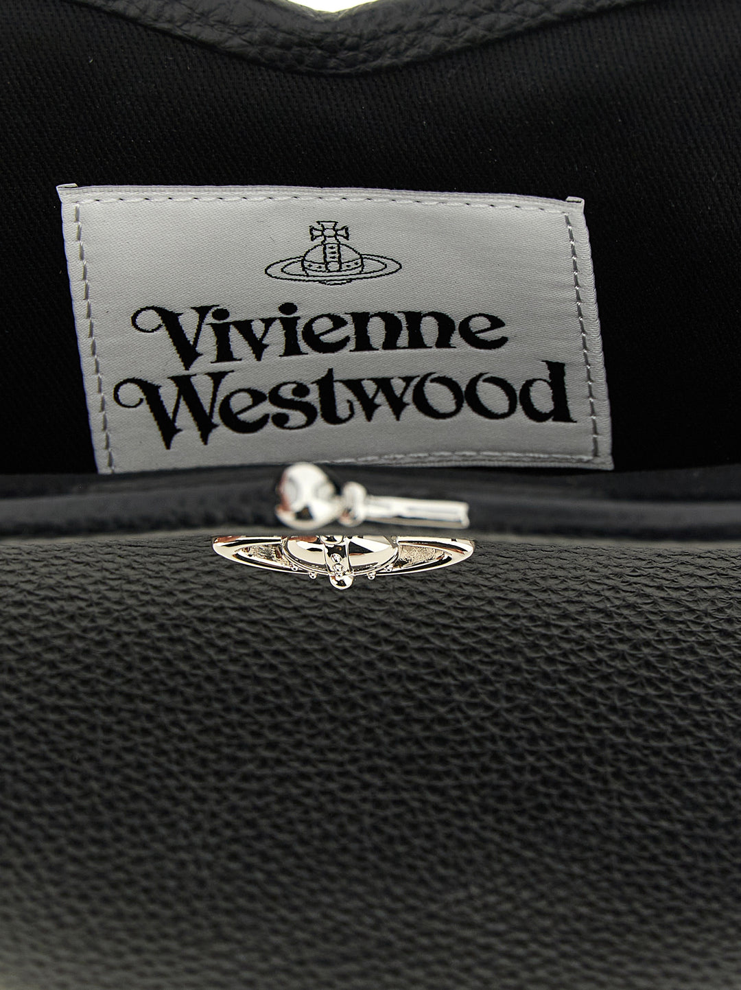 Vivienne Westwood Belle Heart Frame Borse a Mano - Nero | 676877a5942f0b28fcf9f7f521915fbe9d944fdf