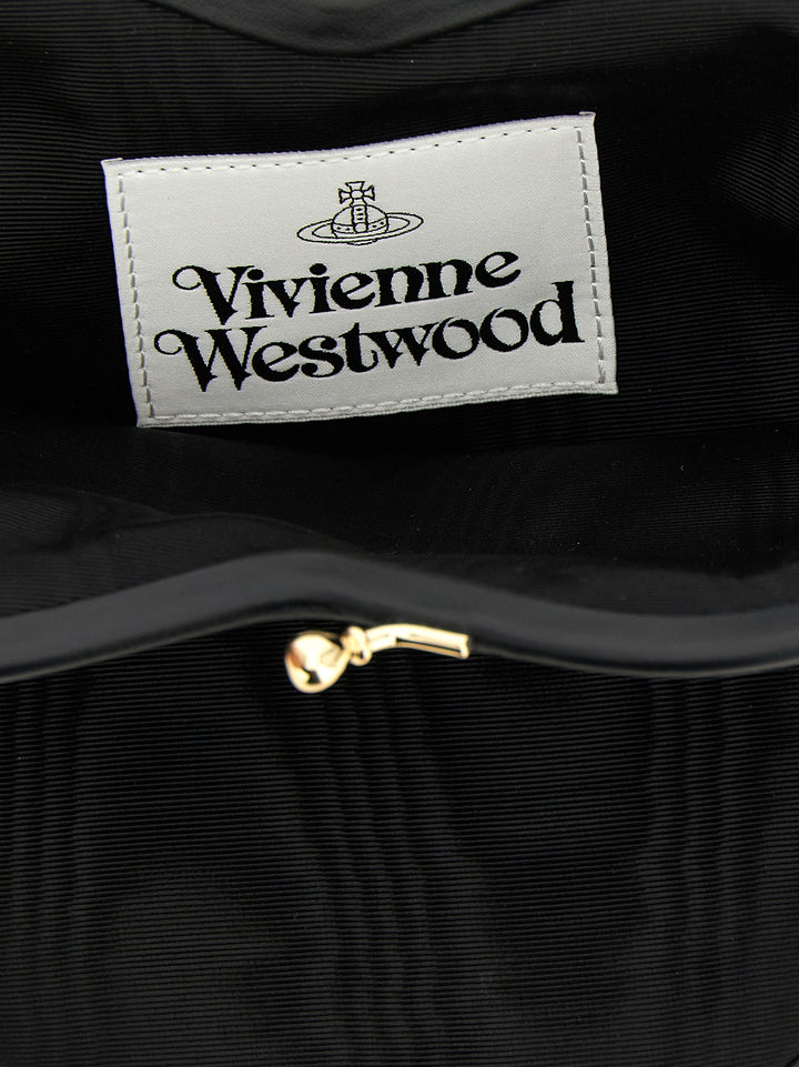 Vivienne Westwood Belle Heart Frame Purse Borse a Mano - Nero | 6815a0e590cef24ccd43708019cb1d8375bd901e