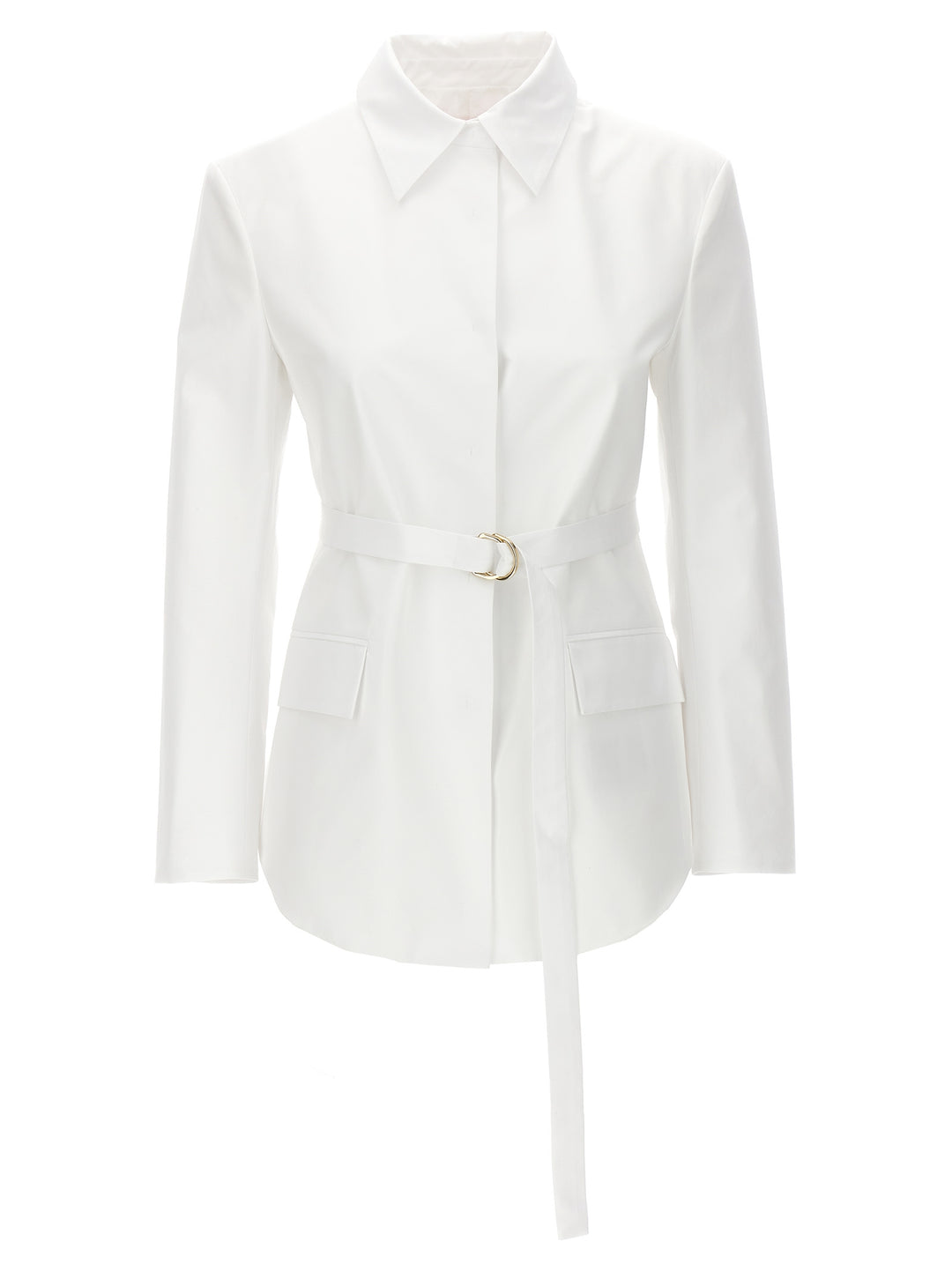 Valentino Belt Jacket Blazer And Suits Bianco