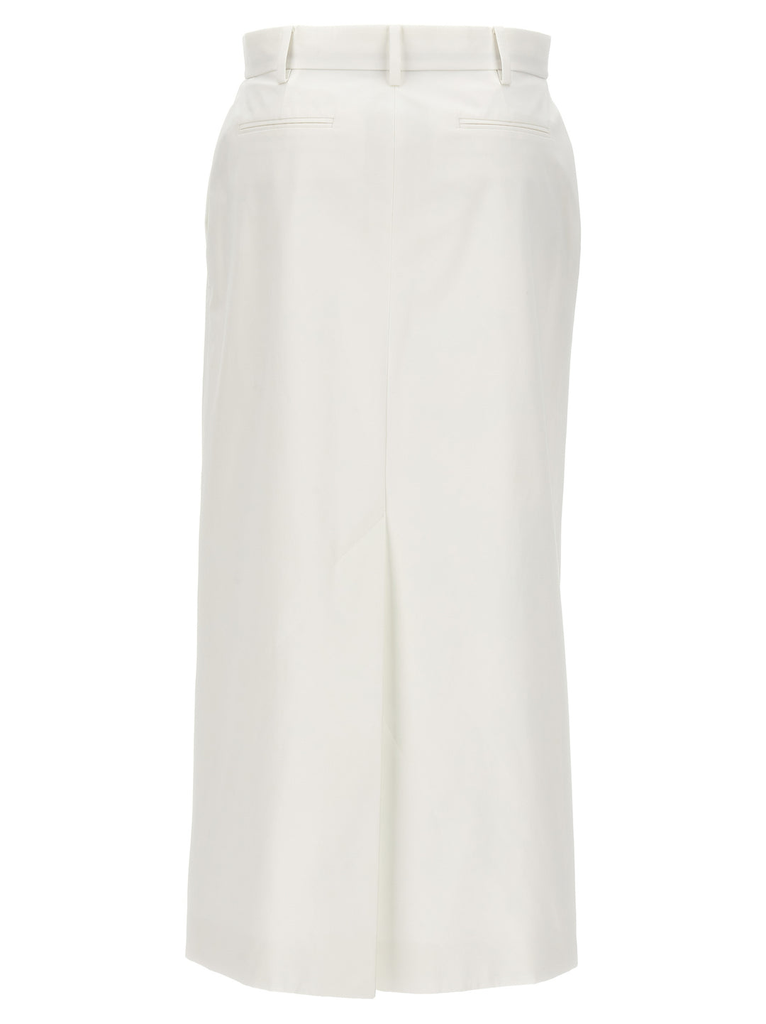 Valentino Longuette Skirt Gonne Bianco