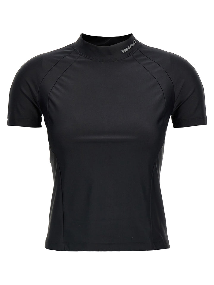 T By Alexander Wang Rashguard Top - Nero | 021ce01679ae1bef47fcca5dbaf170a1dad40cec