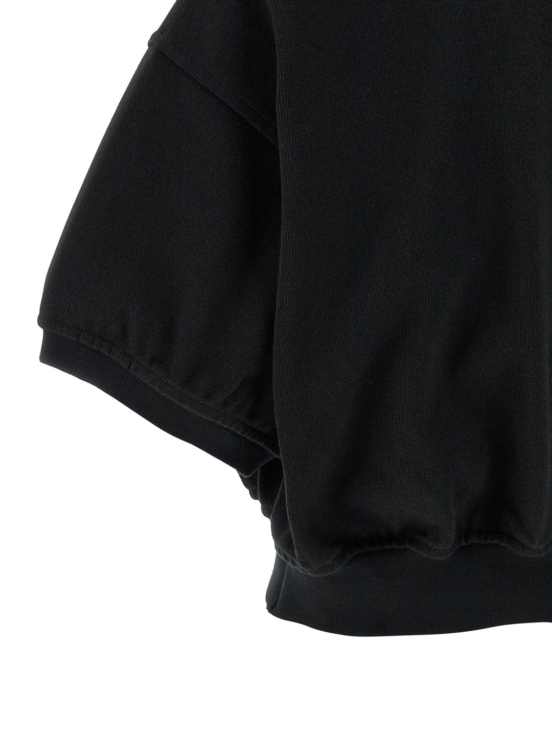 T By Alexander Wang Intarsia Collar  Shirt Polo - Nero | 6f2c3af88bf480205139cfcb468997d5e8fe52d5