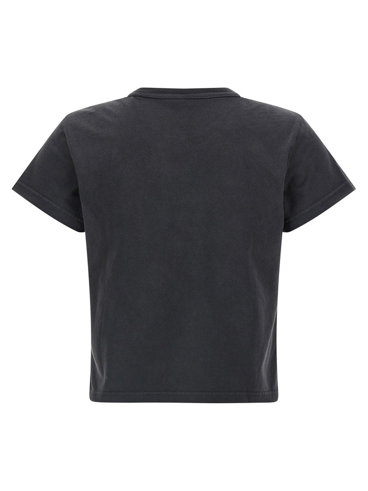 T By Alexander Wang Hotfix Logo T shirt - Nero | 547bb035e9621b65a3fe5d1b0329efc1f38f71ee