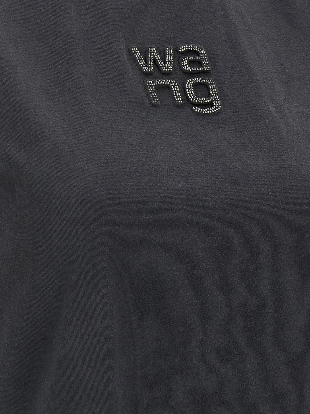 T By Alexander Wang Hotfix Logo T shirt - Nero | 01c25fdc4271a41225e2b4a88e1436c2f8e46ca2