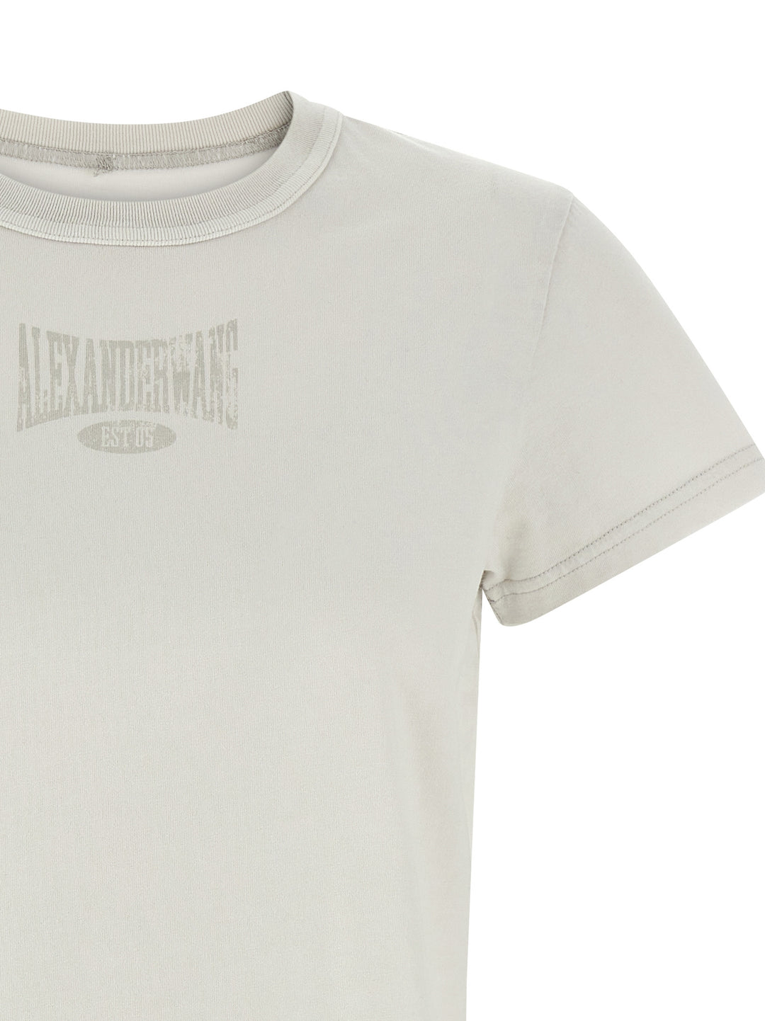 T By Alexander Wang Lived Logo T shirt - Bianco | c8a005a3a30f5b26014150484447b3079bd742b8