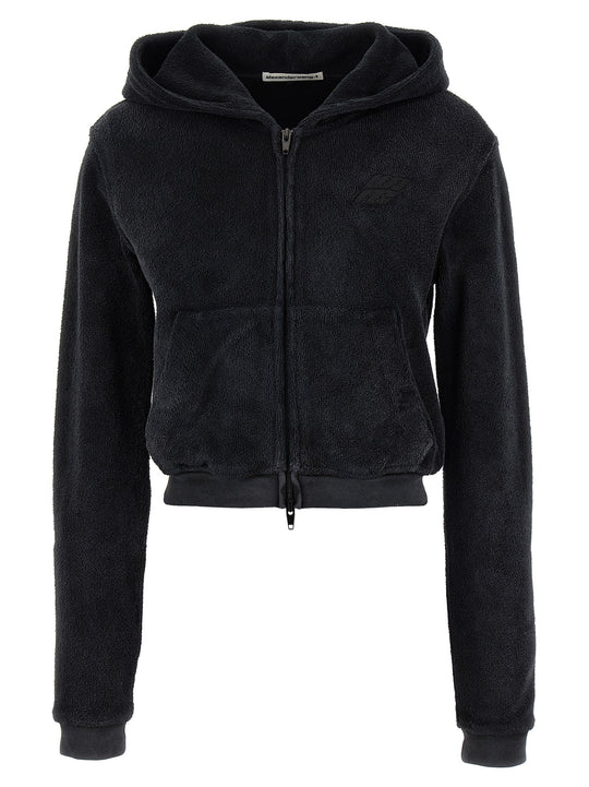 Terry Hoodie Felpe Nero