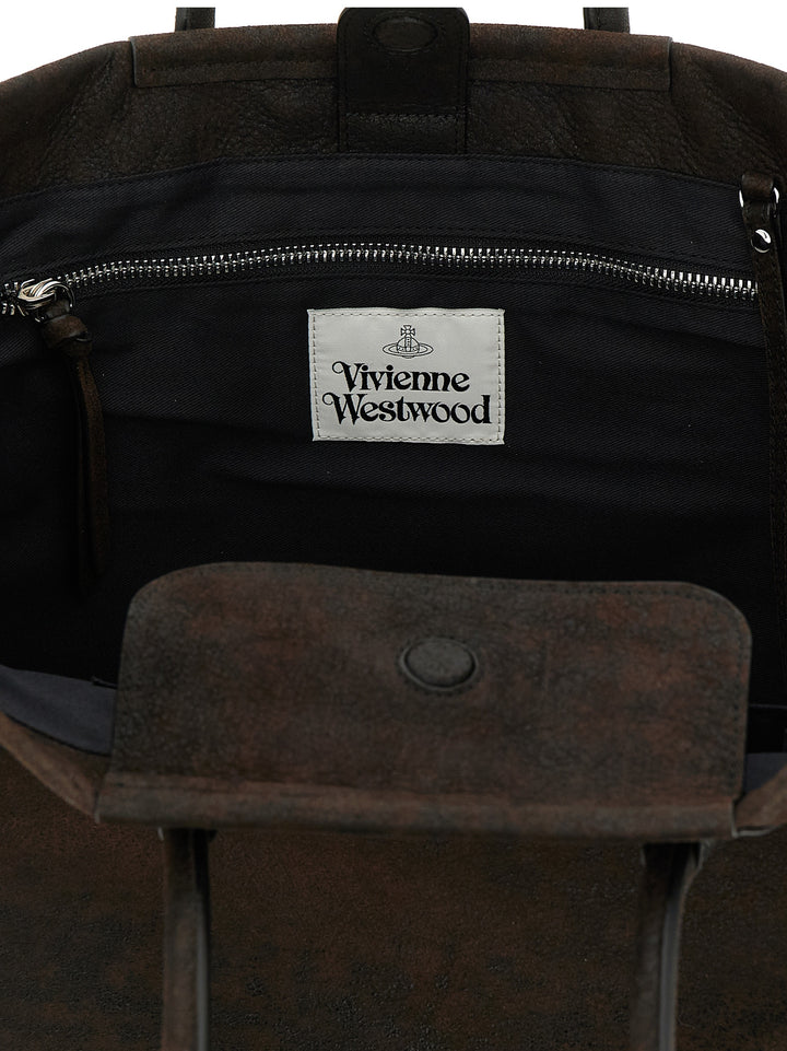 Vivienne Westwood Troy Tote - Marrone | d058d67b1d4172082bcc3252349aabc8c15ea604