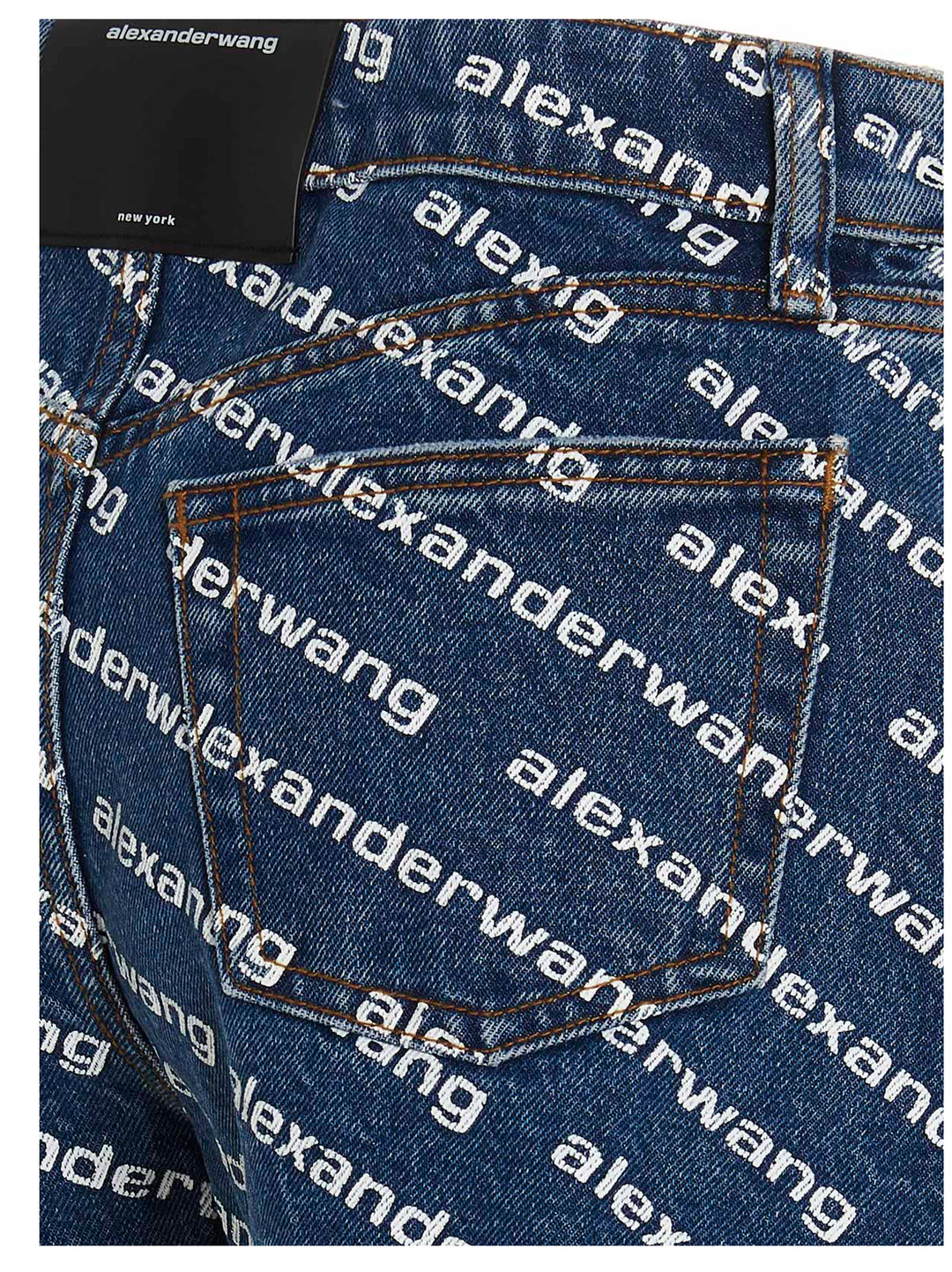 Denim X Alexander Wang Bite Bermuda e Short - Blu | 6d3a2701003f59cf4935a6737b83e1435b607032