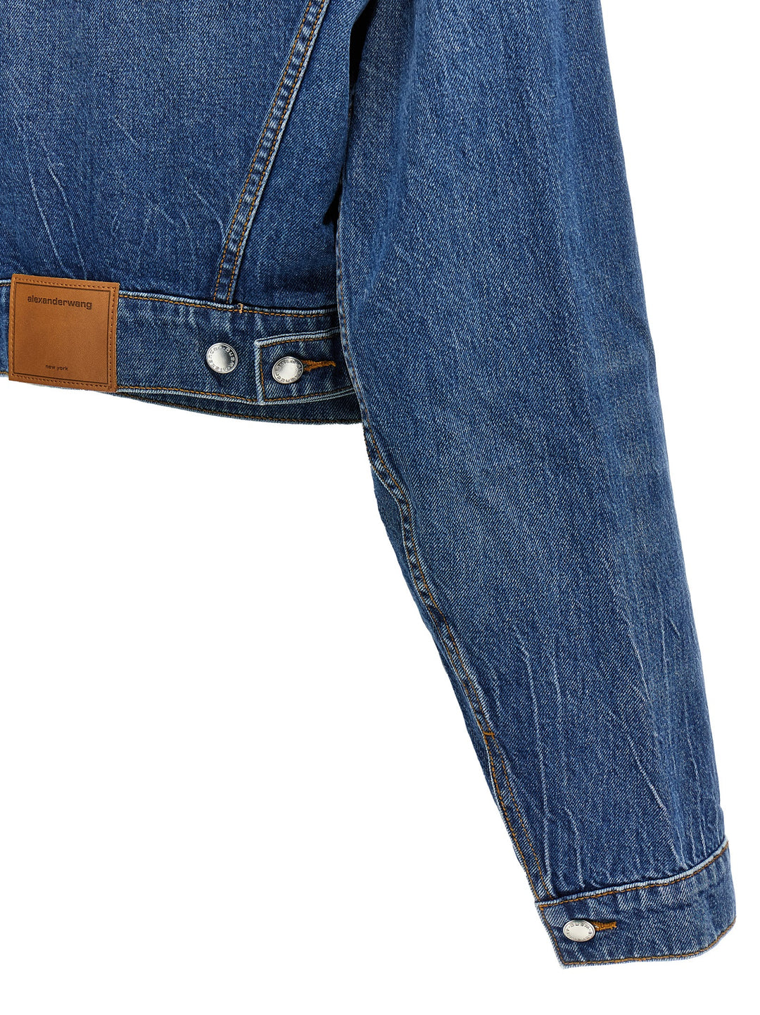 Denim X Alexander Wang Wrapped Trucker Puffer Jackets - Blu | b3db3518f8fcab2b0caecca098649d075691dfd5