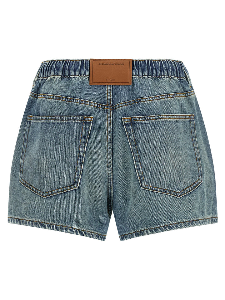 Alexander Wang Marathon Bermuda e Short - Blu | b0381b394b7a0958af51852a2e1429758c21984d
