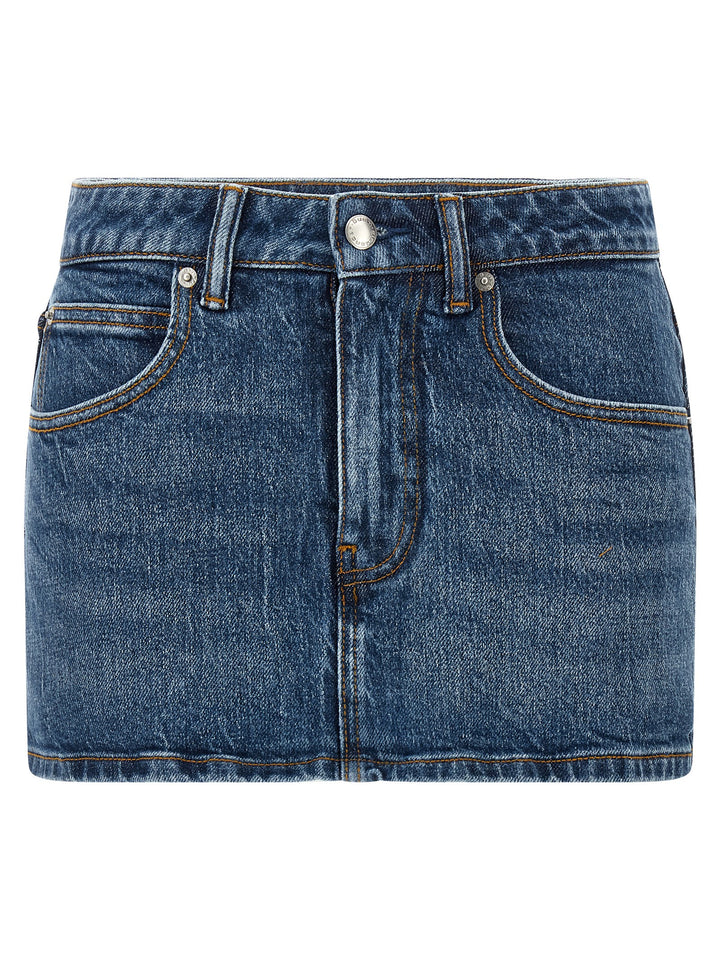 Denim X Alexander Wang Denim Skort Bermuda e Short - Blu | e84d65c9a8e4ba01901732e800cb9c7ff7e7c916