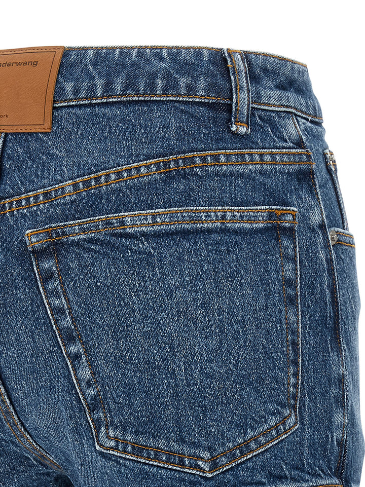 Denim X Alexander Wang Denim Skort Bermuda e Short - Blu | d8390738eb5335ef9ec2dc070836e3d9d7ac98e5