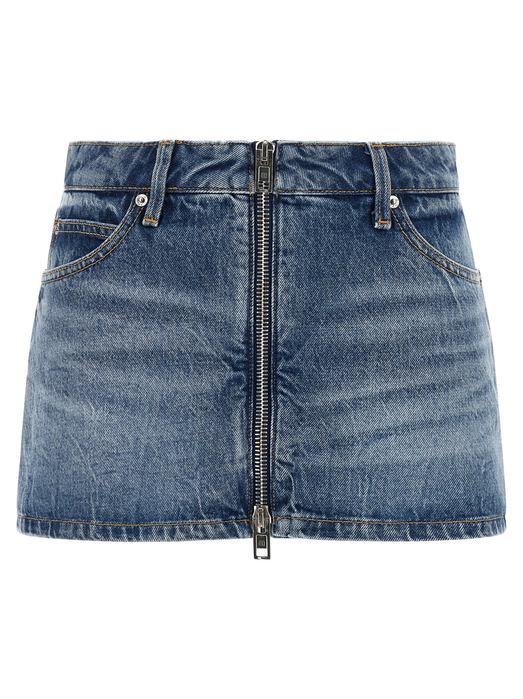 Alexander Wang Denim Skort Bermuda e Short - Celeste | 75ce56ff87c0ca8cd2b3c1c072873097b20d7acb
