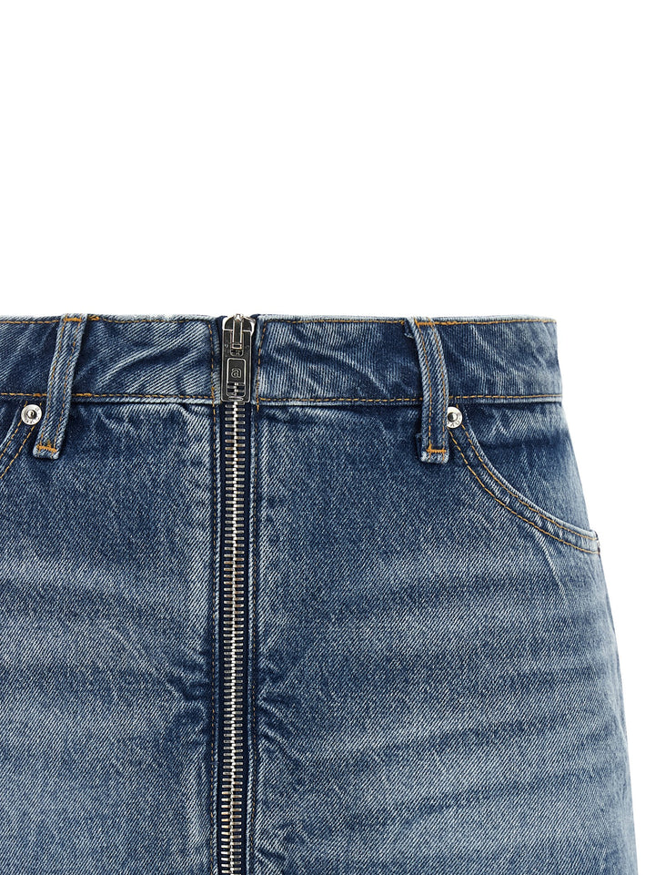 Alexander Wang Denim Skort Bermuda e Short - Celeste | 90a02c5350fe6194e9b44739b030c03daeffe6e4