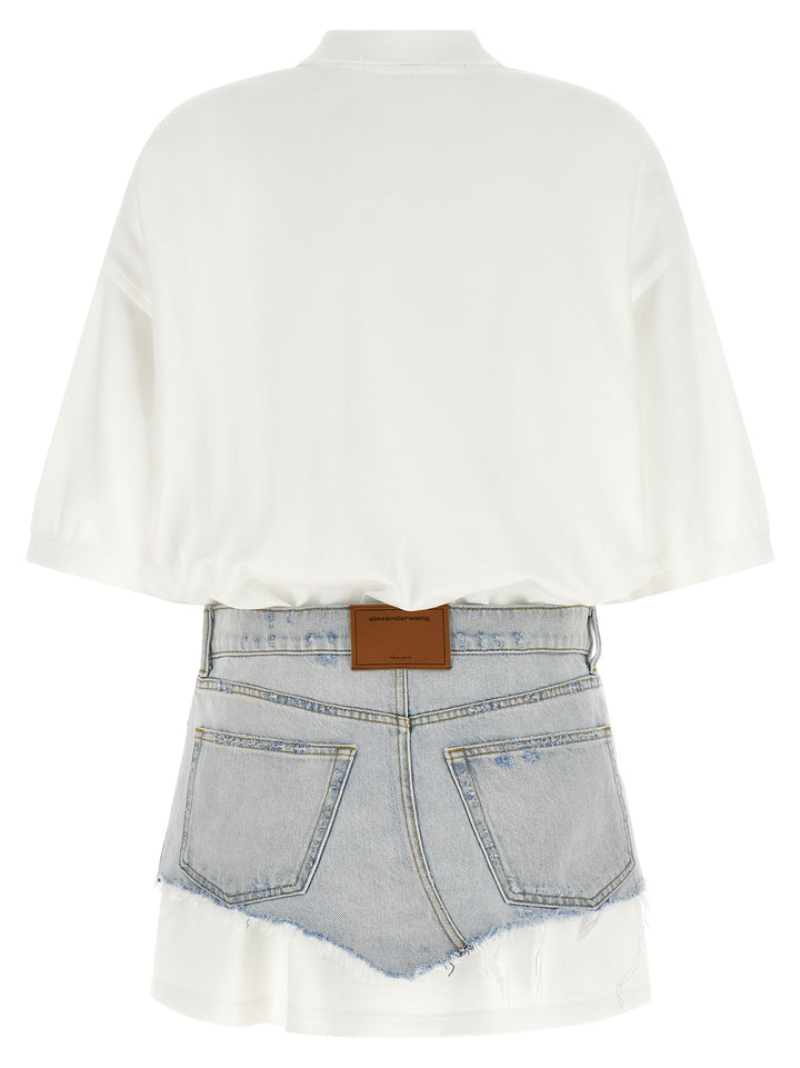 Alexander Wang Denim Skirt Polo Dress Abiti - Multicolor | fea7f74dc213926a9438fd826a327d406bf18072