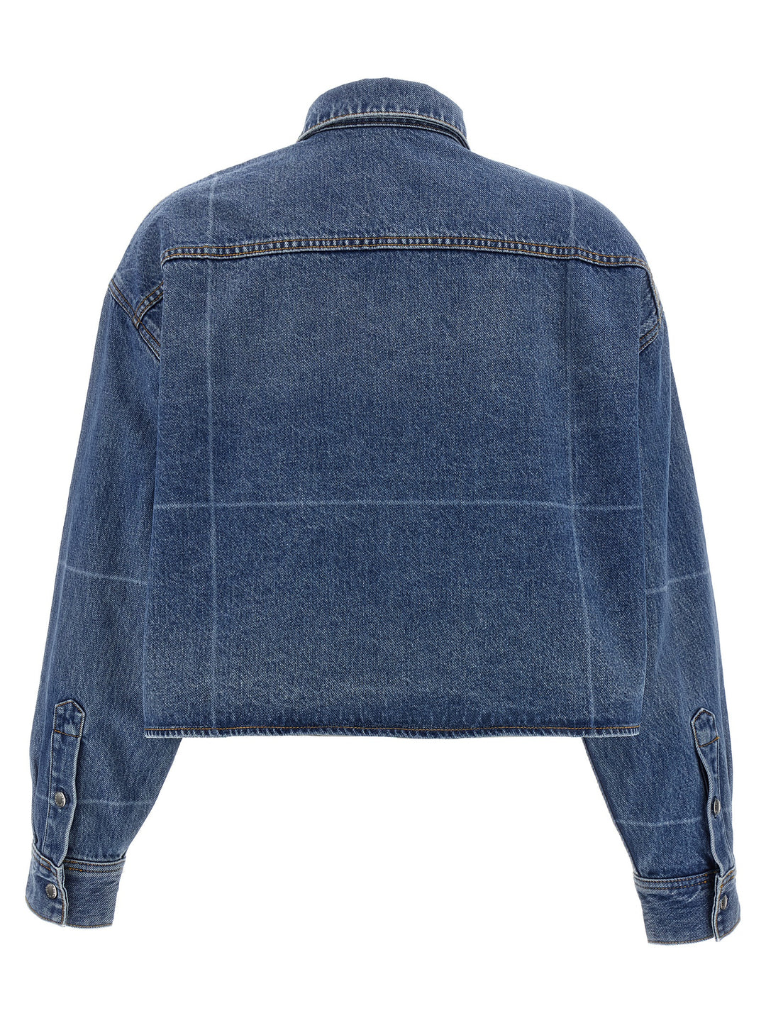 Denim X Alexander Wang Cropped Denim Shirt Camicie - Blu | e28261d7e9192d72c096f60b415120651bd243da