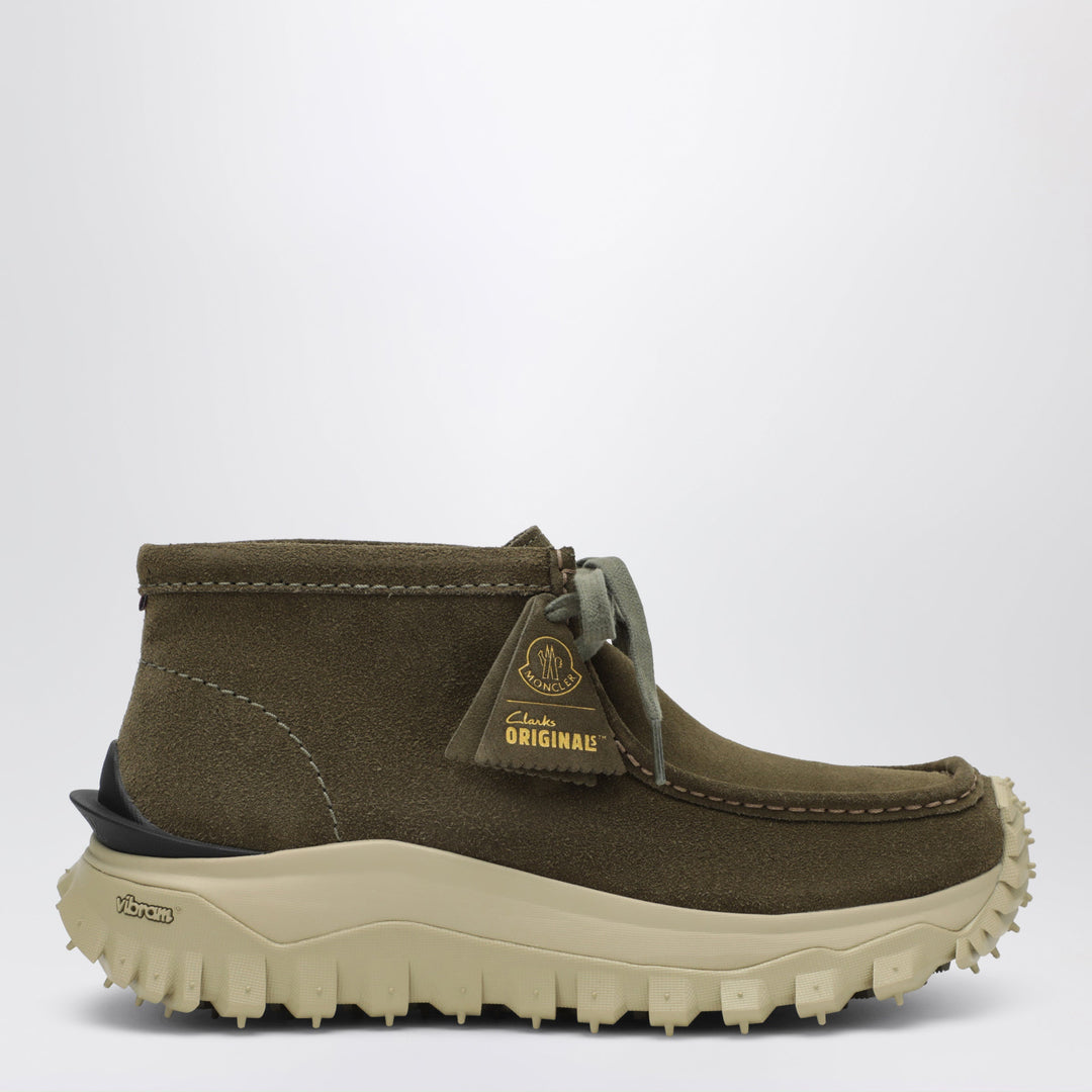Moncler Trailgrip Wallabee Gtx Green Suede Boots