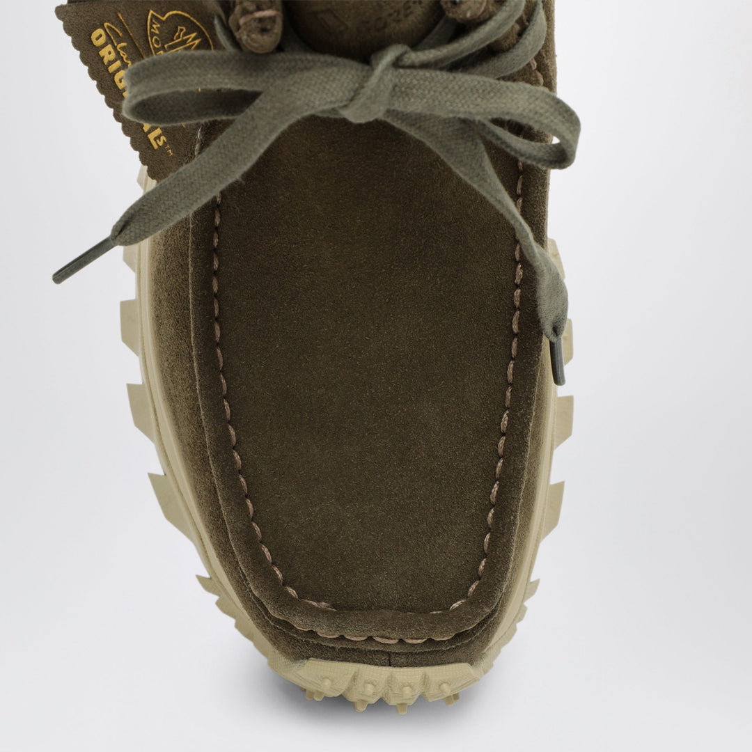 Moncler Trailgrip Wallabee Gtx Green Suede Boots