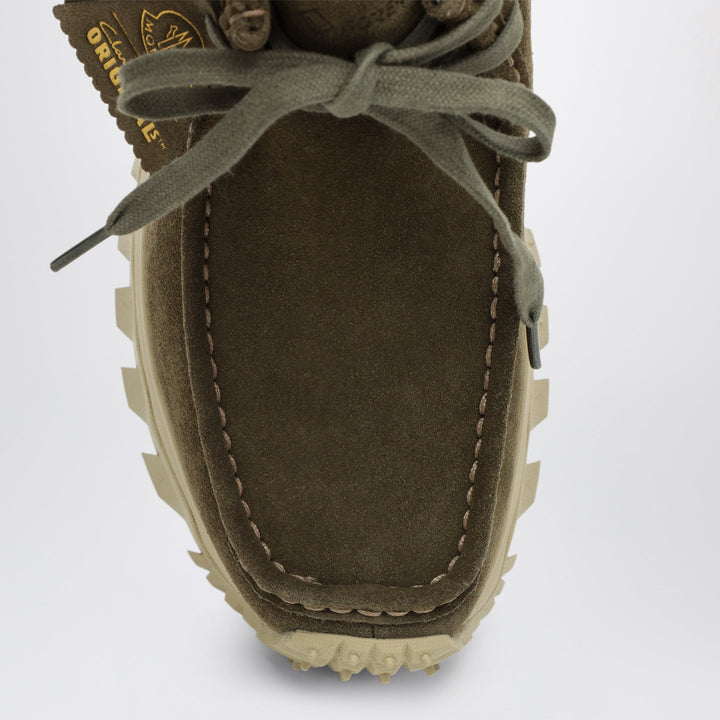 Moncler Trailgrip Wallabee Gtx Green Suede Boots