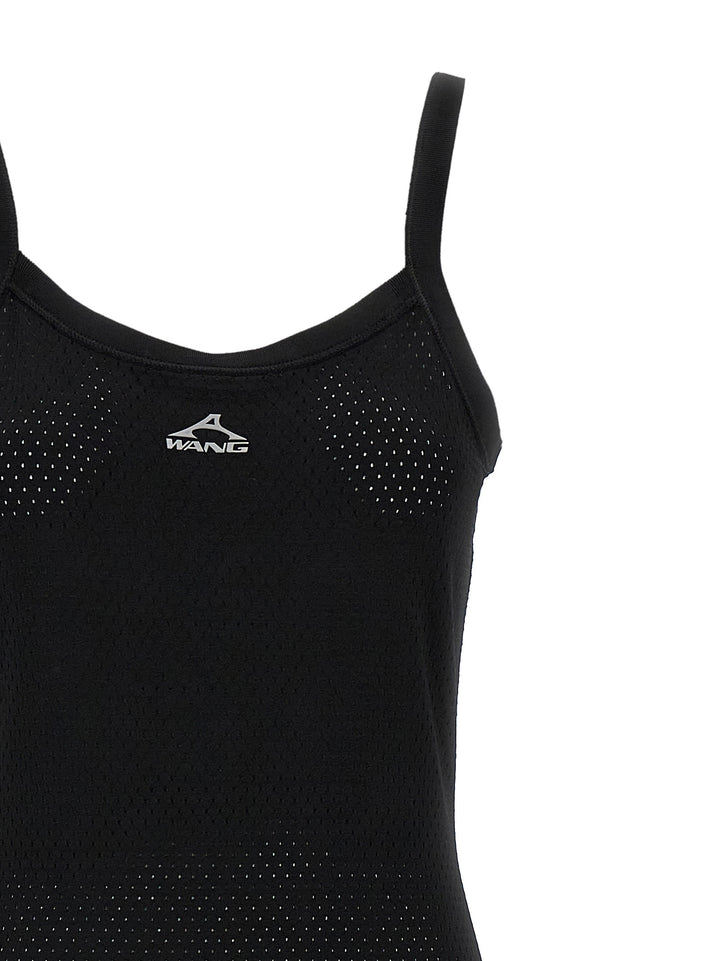 T By Alexander Wang Mesh Dress Abiti - Nero | 887e14c67c767749101e633c9bd7647de14a5c90