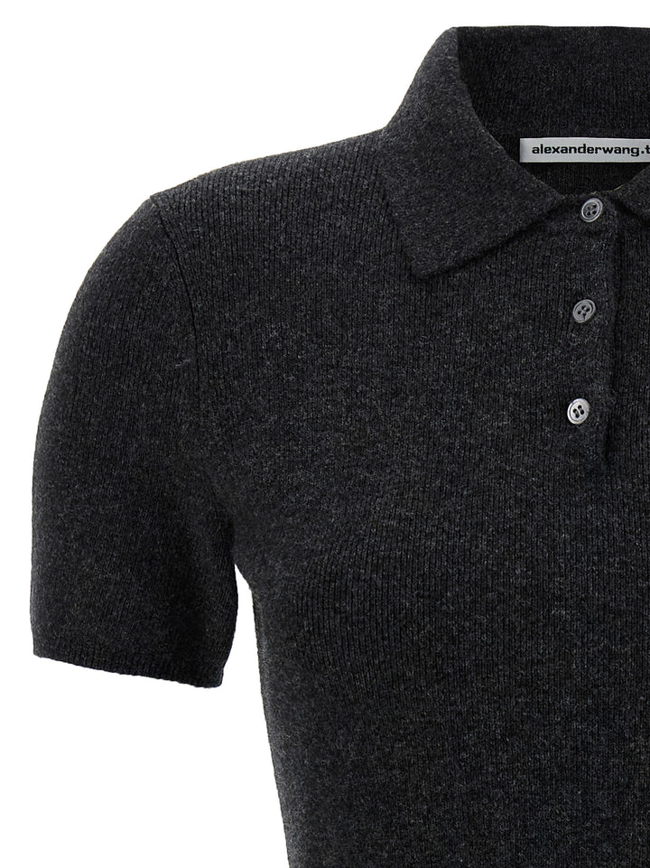 T By Alexander Wang Polo Dress Abiti - Grigio | d61e313d538ff2a546c68fea27783493e43e3656