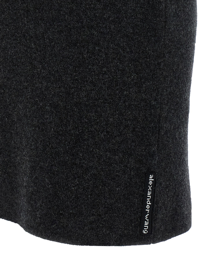 T By Alexander Wang Polo Dress Abiti - Grigio | 08620a2d5ee325abdf1c762545feaca62ef4c891