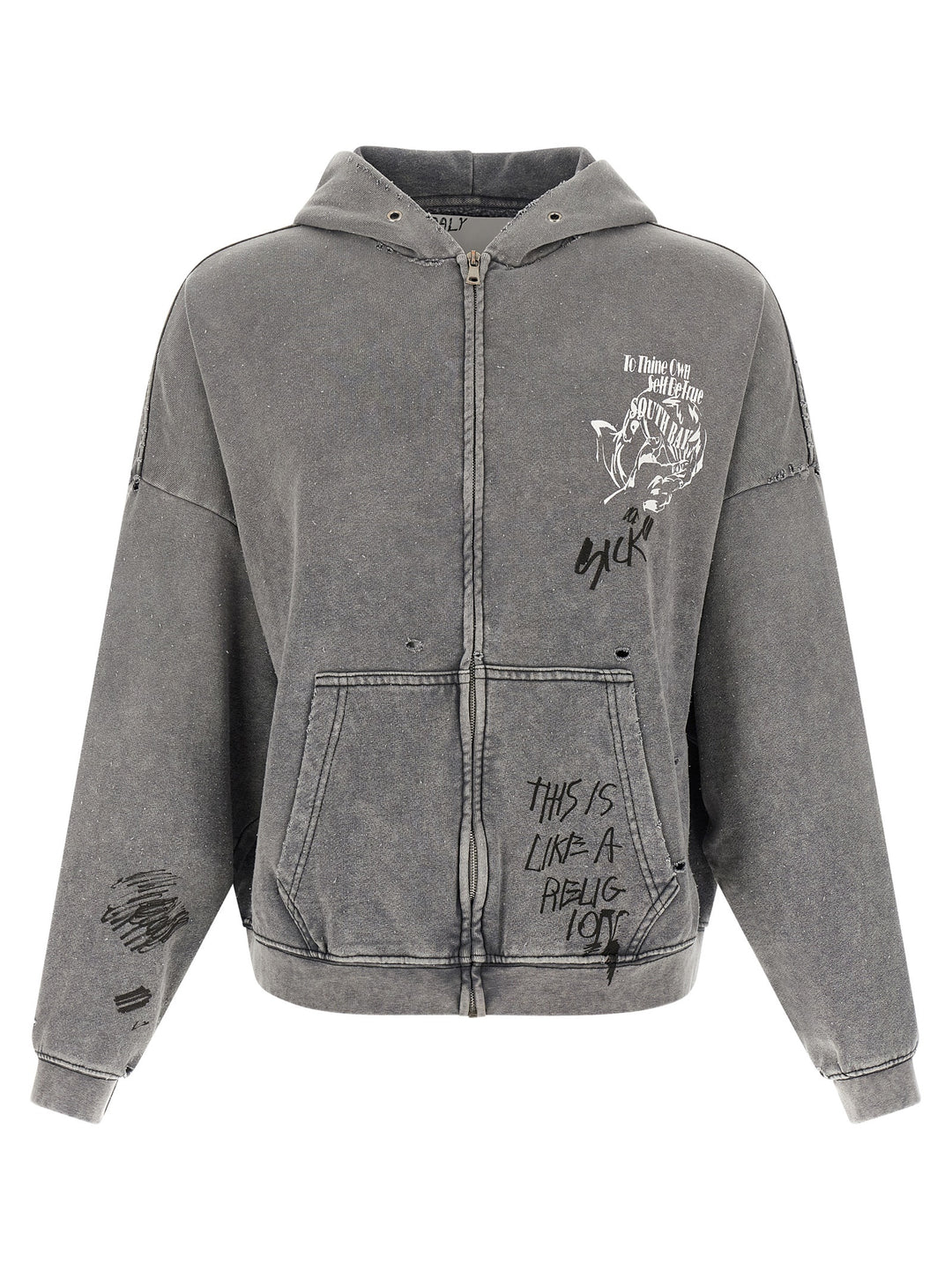 Paly Hollywood Carrying The Message Felpe - Grigio | ead08858a5de489fc3aab13510362fd8f6f50c66