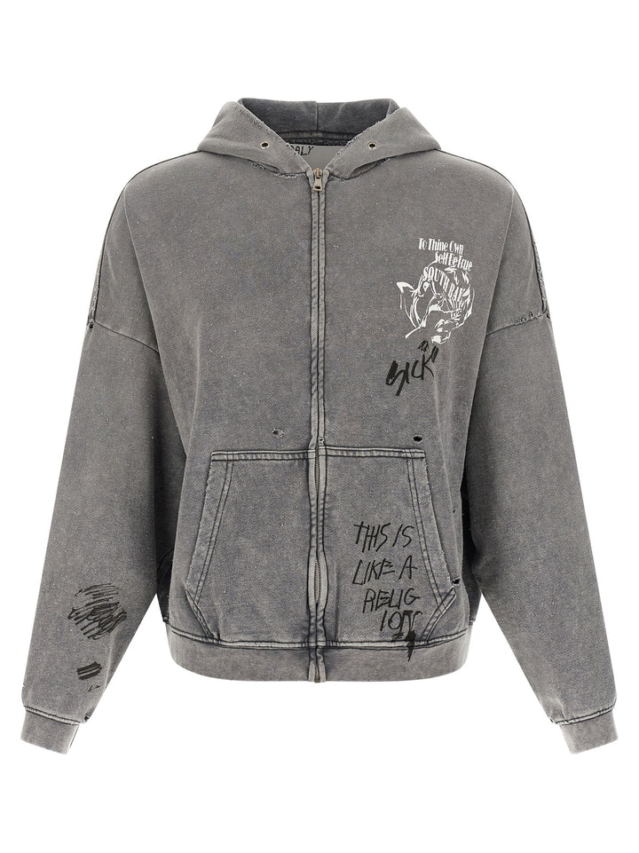 Paly Hollywood Carrying The Message Felpe - Grigio | ead08858a5de489fc3aab13510362fd8f6f50c66