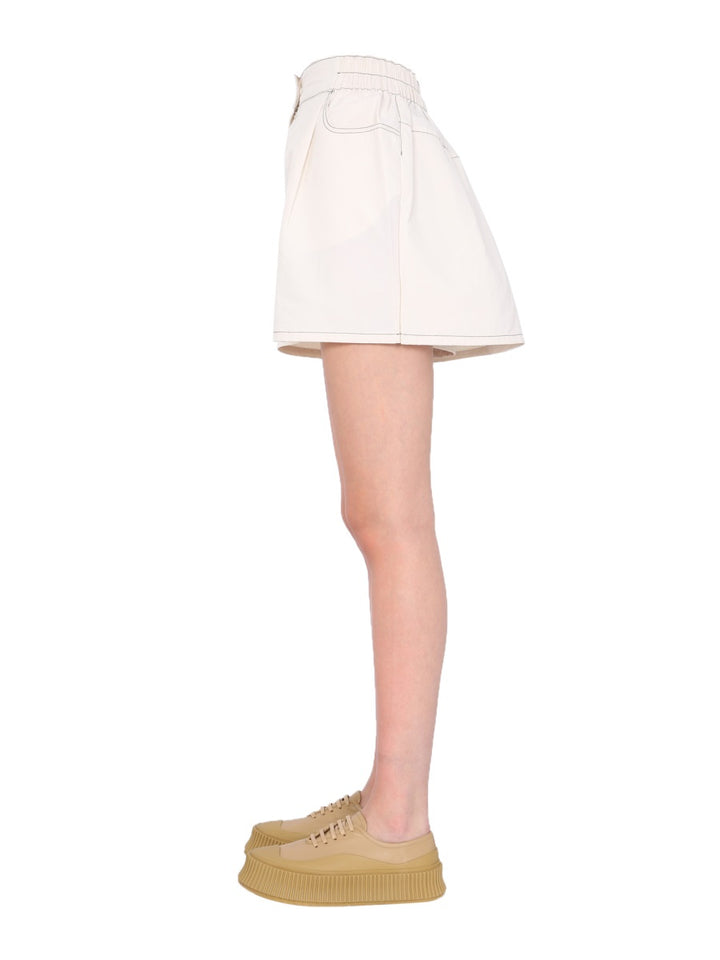 Sunnei x Eleonora Bonuucci Shorts - Beige | Wanan Luxury