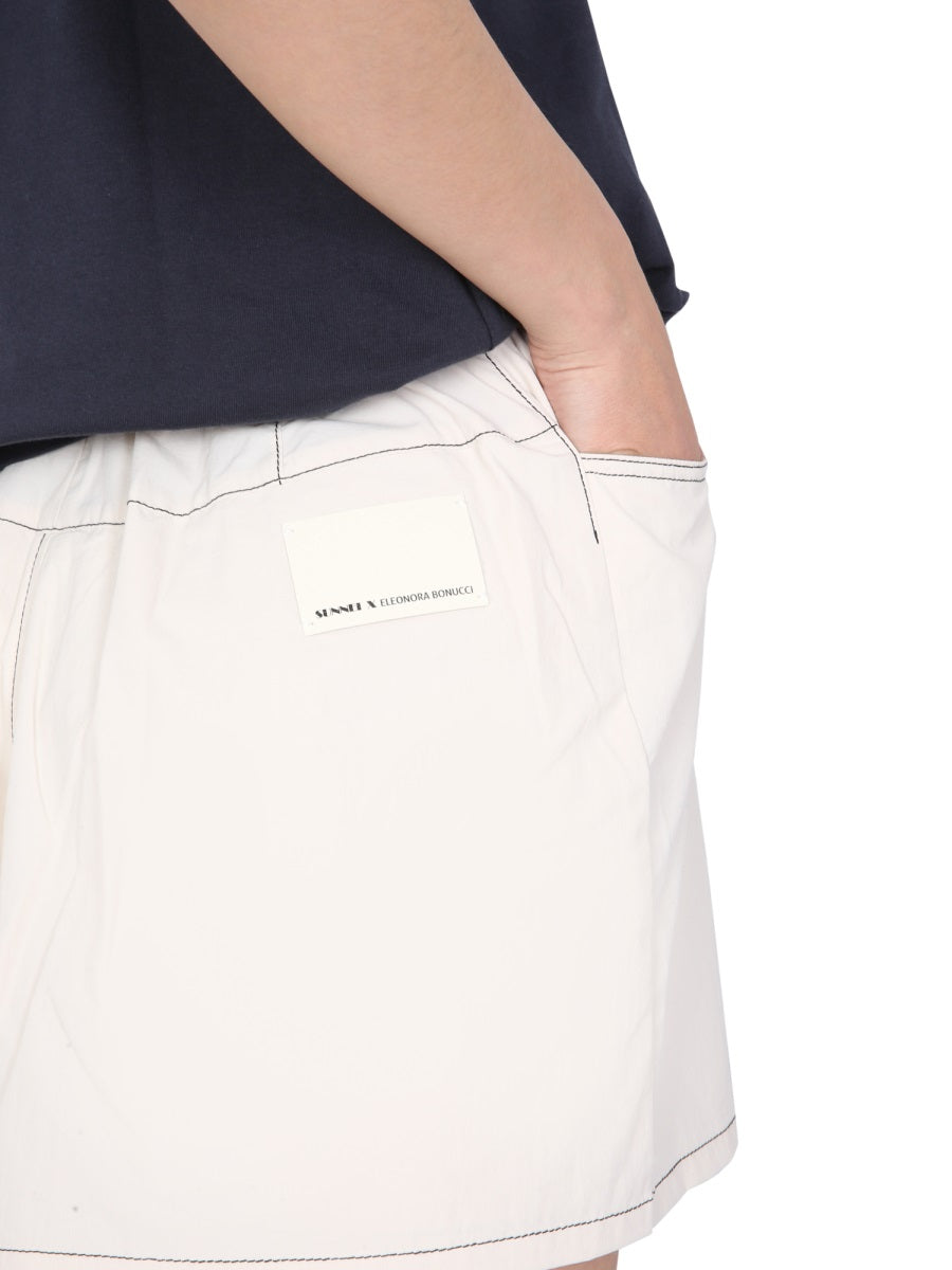 Sunnei x Eleonora Bonuucci Shorts - Beige | Wanan Luxury
