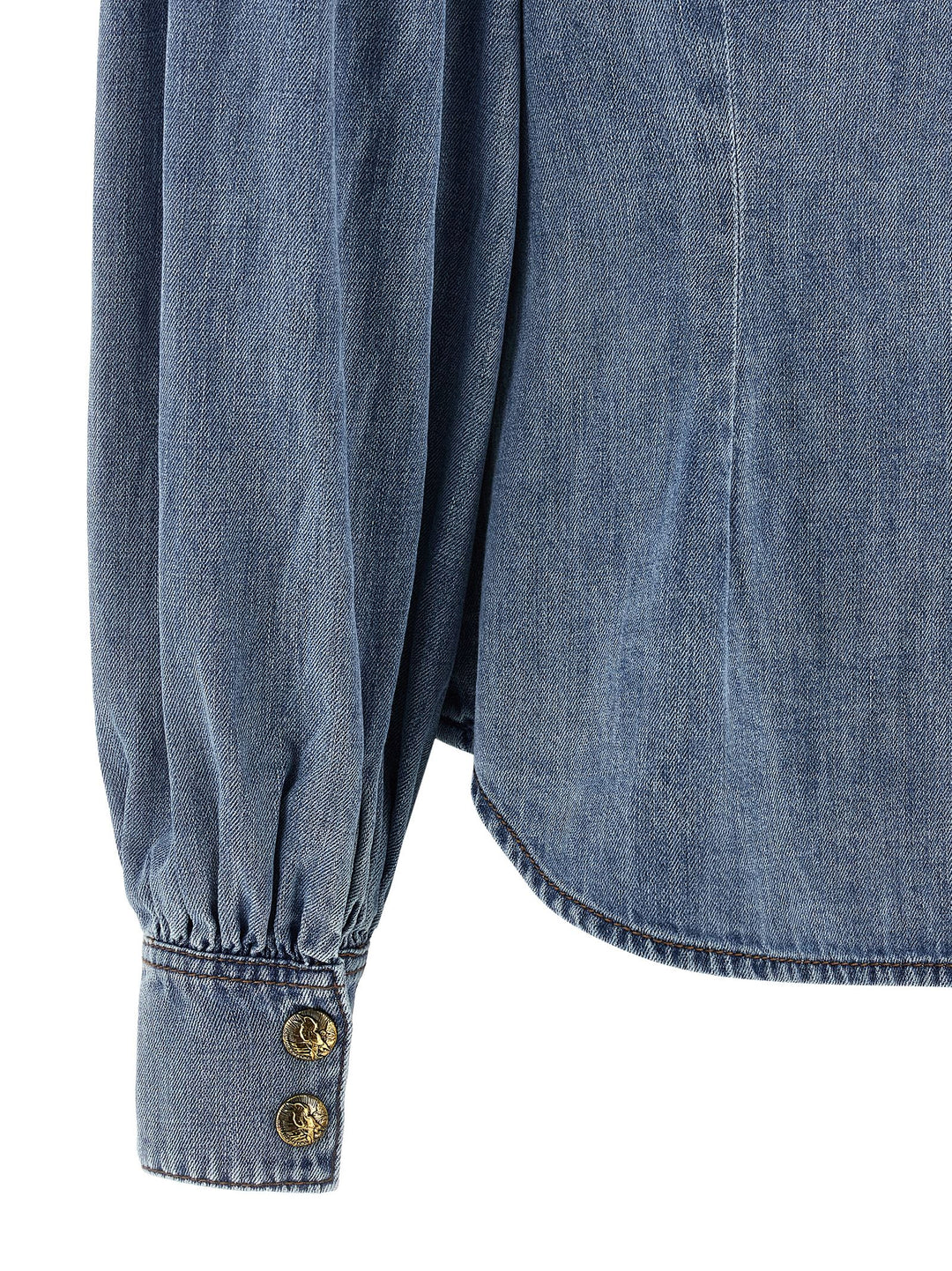 Zimmermann Denim Shirt Camicie - Celeste | b900350fb929ea3d5f99e18d1317718fee87cf1f