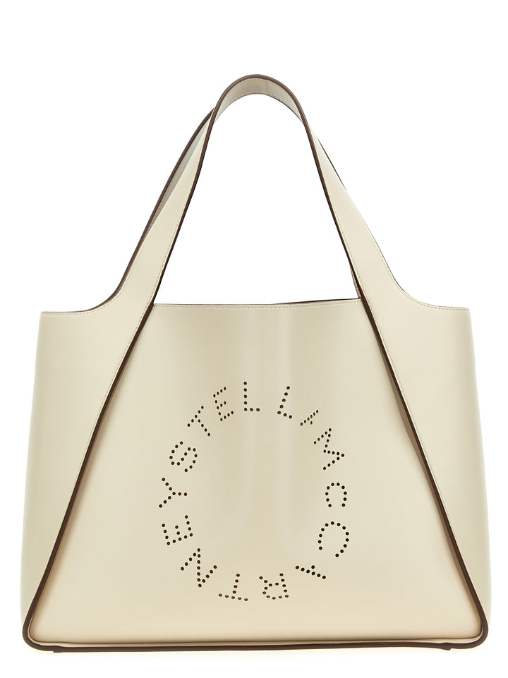 Stella Mccartney Stella Logo Tote - Bianco | b07559633794e74db0f230dddae1e492446b41fc