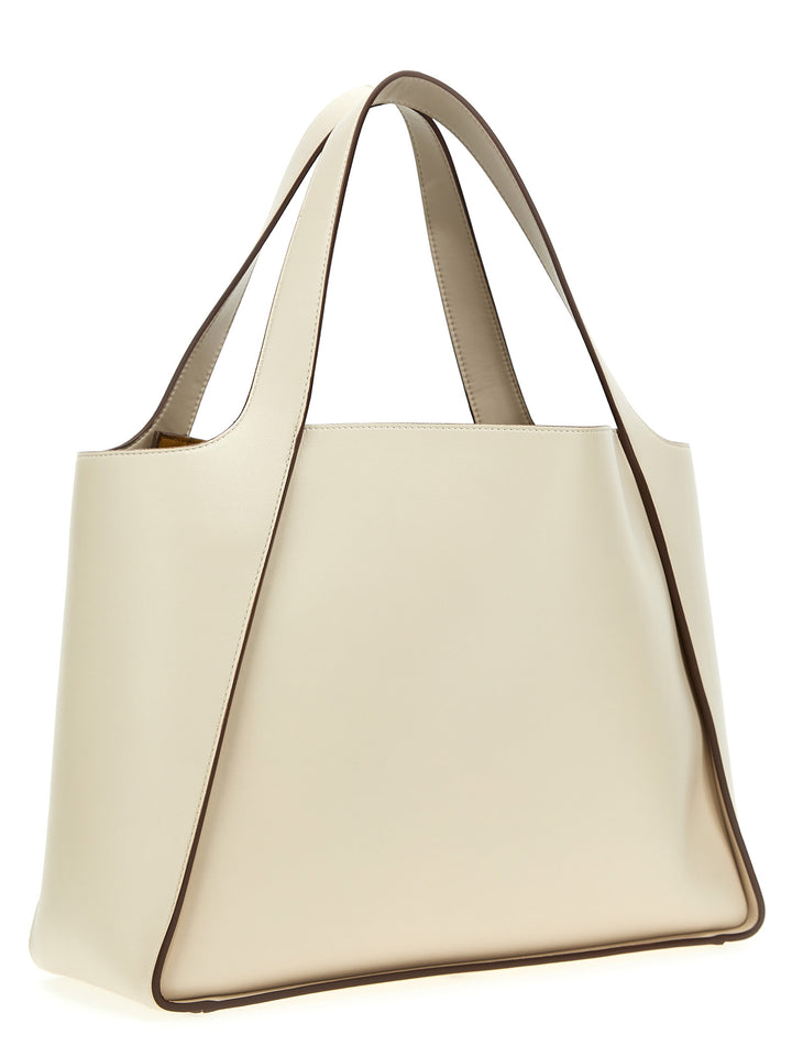 Stella Mccartney Stella Logo Tote - Bianco | bc4b40c021ebf1f88f7b262ce9491e026681a77a