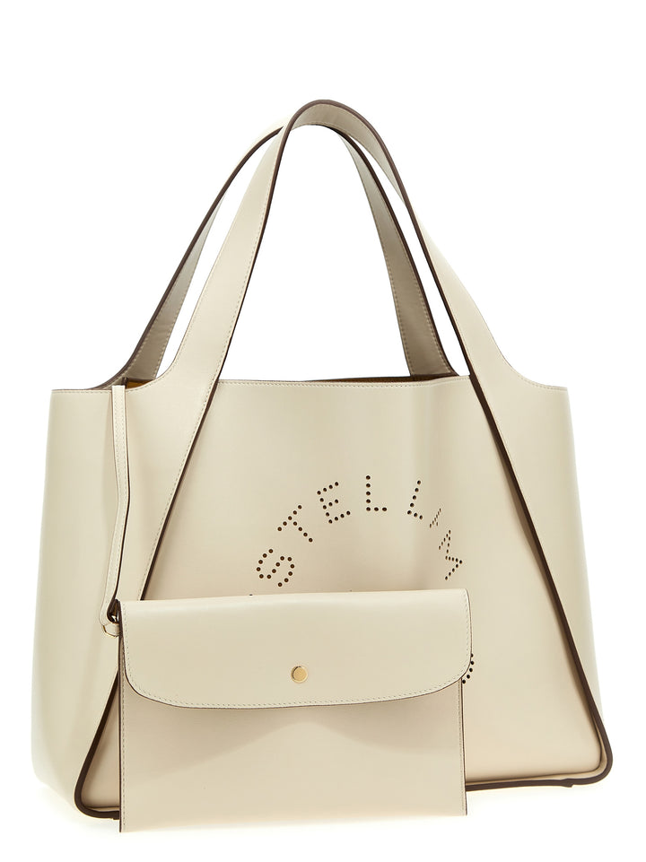 Stella Mccartney Stella Logo Tote - Bianco | 52c0d9930ff6b79bd5bf2e5b64fdbfc3b41a9873