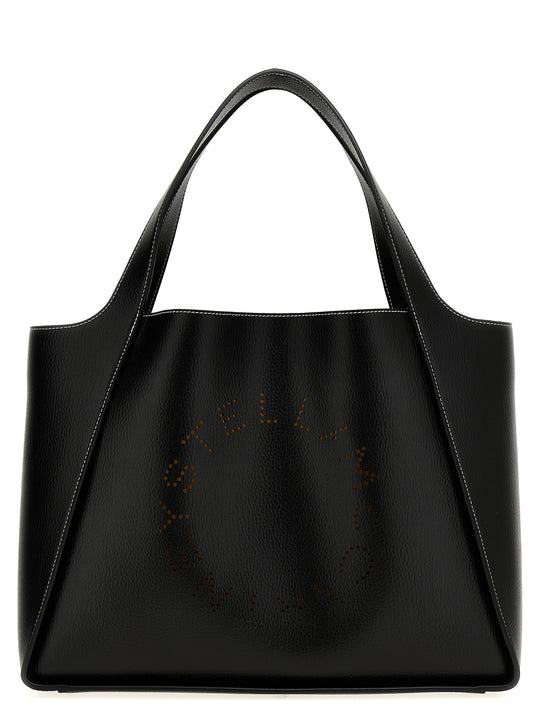 Logo Shopping Bag Tote Nero