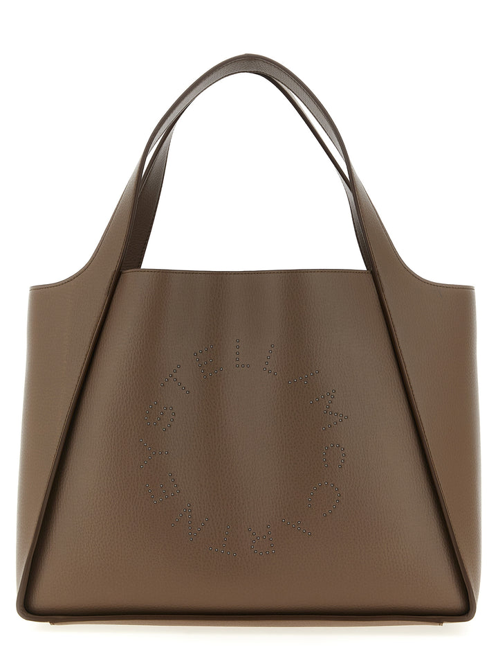 Stella Mccartney Logo Shopping Bag Tote - Marrone | 866331e71fa393120103a93e45ff51a08b7812c1