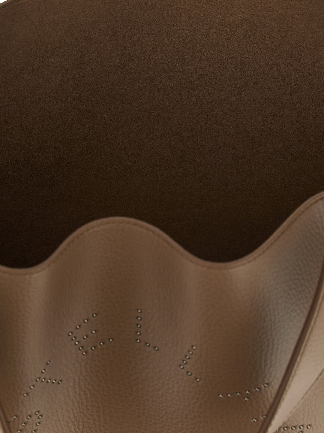 Stella Mccartney Logo Shopping Bag Tote - Marrone | fe3535f900374715399f90347fc8c84a3545339f