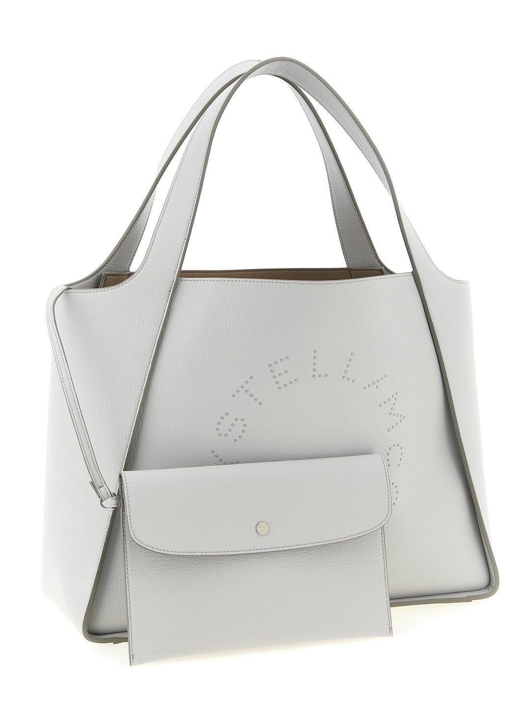 Stella Mccartney Logo Tote Tote - Grigio | 7e503ffdd9873eedc511103d5971251a77d1c462