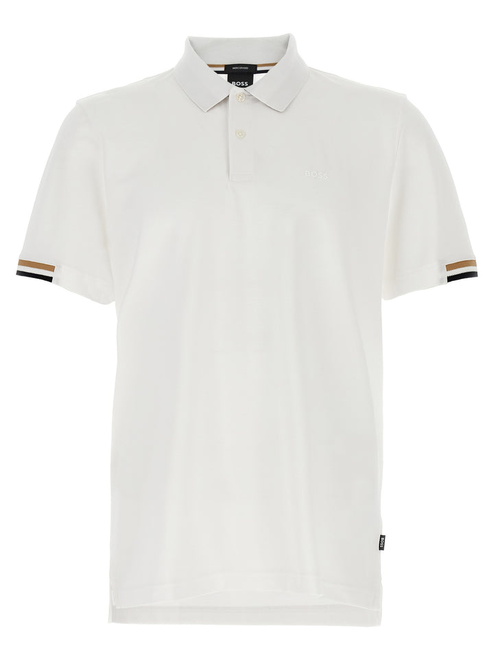 Hugo Boss Parlay 147 Polo - Bianco | c9a07b5d5ce87001bc783cf98b07014e958925cc