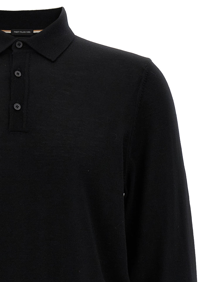 Hugo Boss Polo Jersey Maglioni - Nero | 47a2aaddf1809a932676a8ee7735fa413cee5431