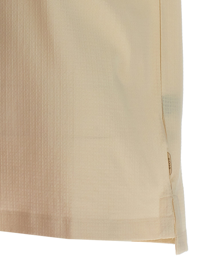 Hugo Boss Thompson 207 T shirt - Beige | dfe40a26917a8ed9928a5f646e68718466a575e0