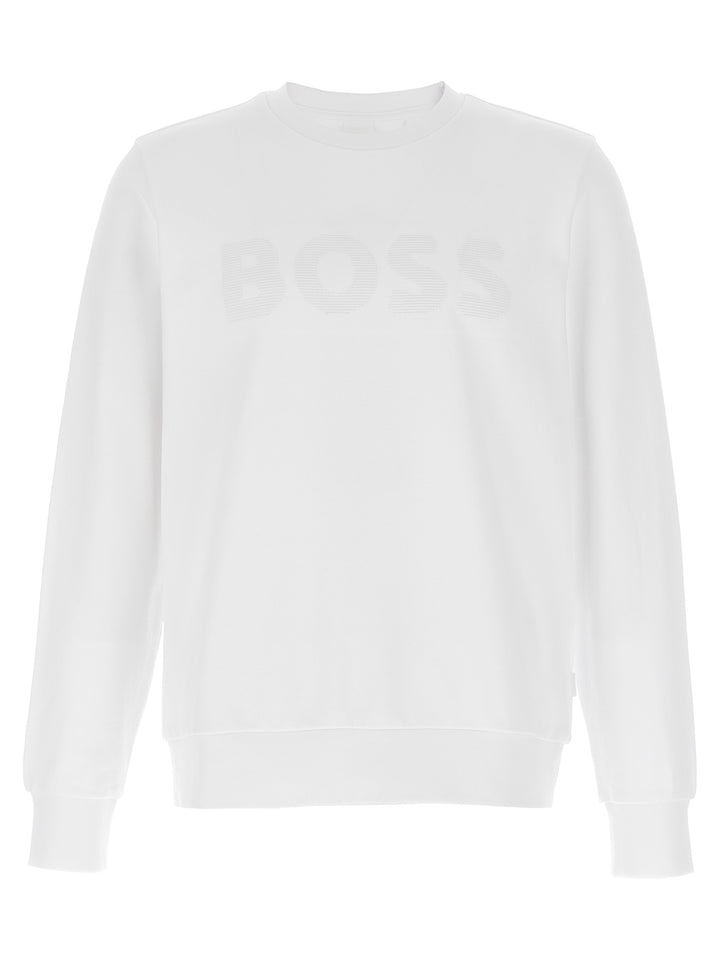 Hugo Boss Soleri 120 Felpe - Bianco | b63173d31383fc4925398ae2d8b7eee7ad6daa3c