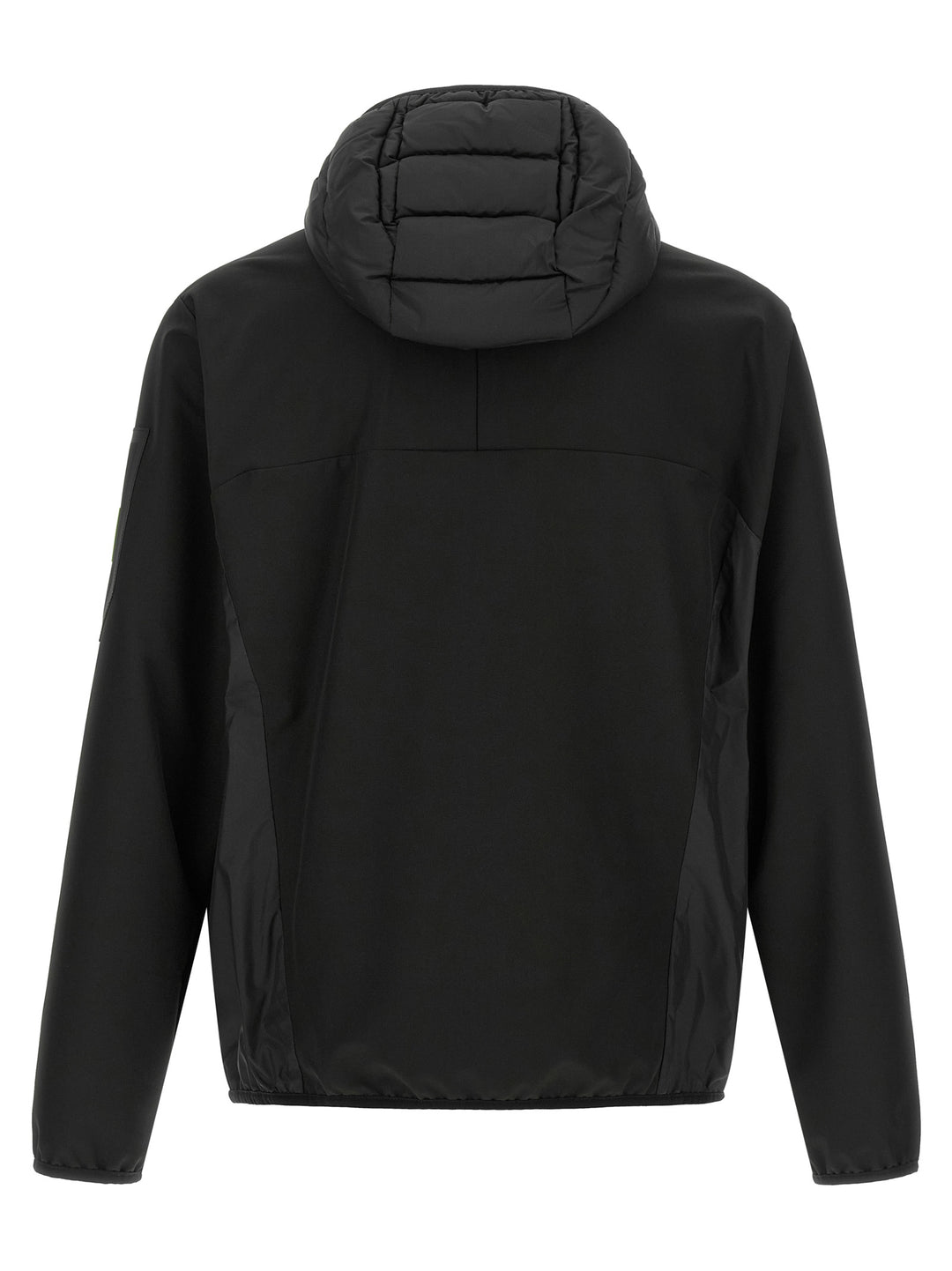 Hugo Boss Two-Material Hoodie Felpe - Nero | d554b12f1f3a5b5cdf95cccf54f65513eecce179