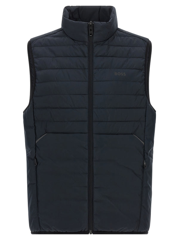 Padded Vest Gilet Blu