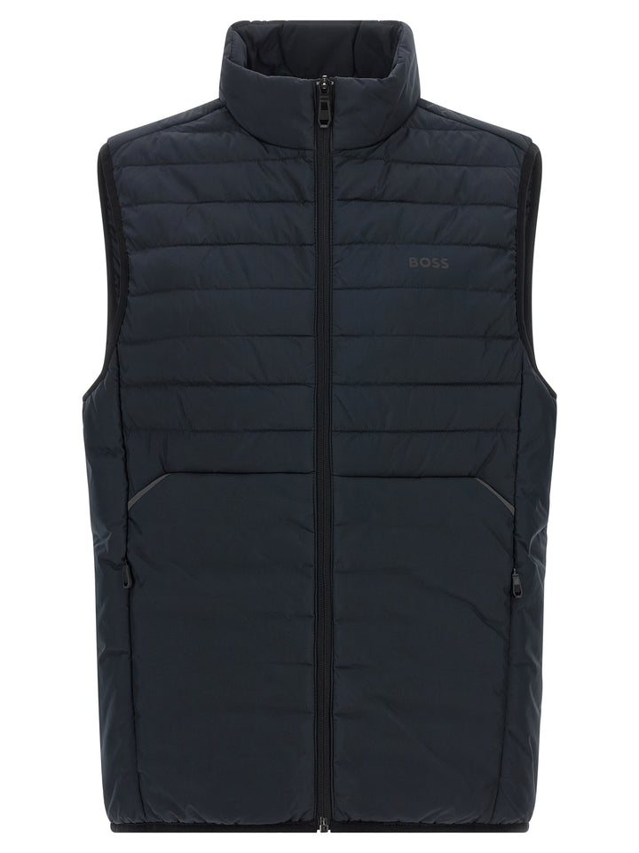 Hugo Boss Padded Vest Gilet - Blu | 650c51de65c6f775f824efe68b23bc530762a198