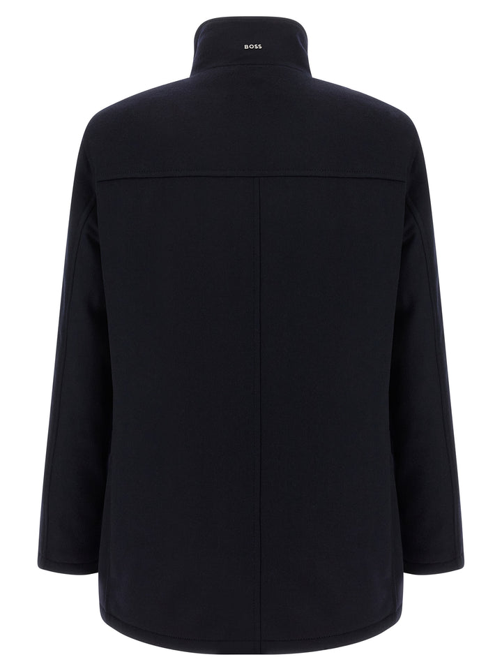 Hugo Boss H-Coxtan-234 Trench e Impermeabili - Blu | 44bc5f99c30b74b560a2700d2a67d74bc6e9dbe4