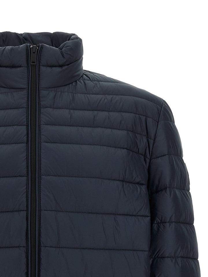 Hugo Boss Quilted Down Jacket Puffer Jackets - Blu | 8e118064f813ce5f8a08d02909f8b3a8aed26adc
