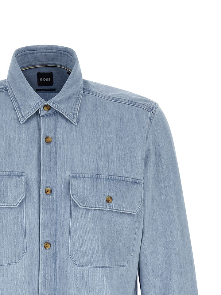 Hugo Boss H-Liam Camicie - Celeste | dd456eb125cea1660c7fcd8883d00e82981b78e0