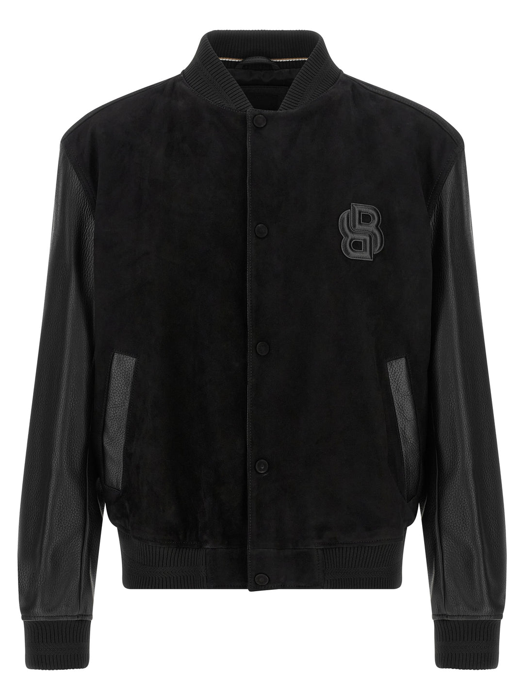 Hugo Boss Leather Bomber Jacket Puffer Jackets - Nero | 30f2c20979effe6d61427ffa3ef0f88ab44e0c0f